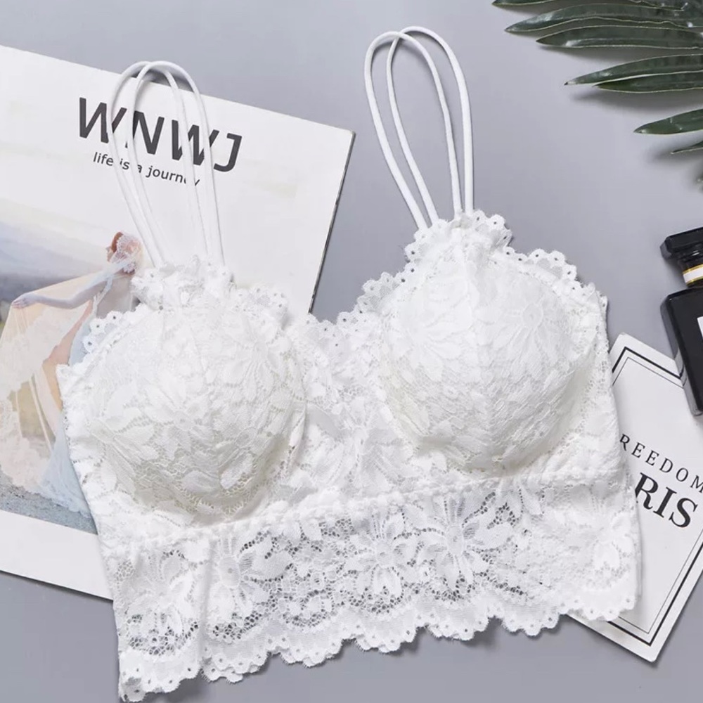 Lace Bralette White